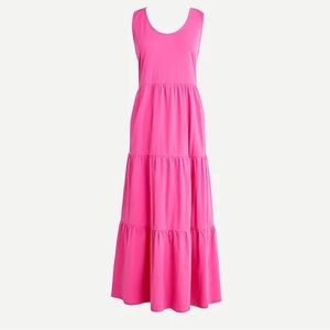 J. Crew Bright Pink maxi dress